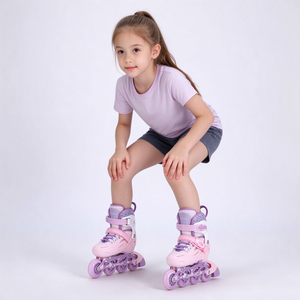 <span class=keywords><strong>Pattini</strong></span> in Linea Regolabili Rosa e Viola <span class=keywords><strong>per</strong></span> Bambine, <span class=keywords><strong>Pattini</strong></span> da Sport all'Aperto <span class=keywords><strong>per</strong></span> Bambine Piccole - Product Image 2