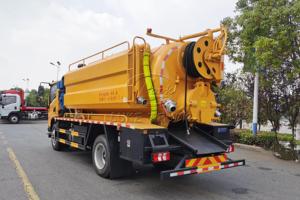 Heavy Duty Shacman G1 Sewer Vactor Truck 11000L Tank, Dual Function <b>Sludge</b> Suction & Pipeline High Pressure Washing Truck - Product Image 5