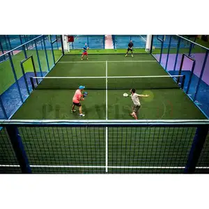 Padbol court unik Fun Sport Football Court Glass Padbol Stadium dari China