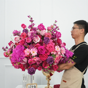 New Style Artificial Flower Ball High Quality Hydrangea Flower Ball for Wedding Table Centerpiece <b>Party</b> Decorations - Product Image 1