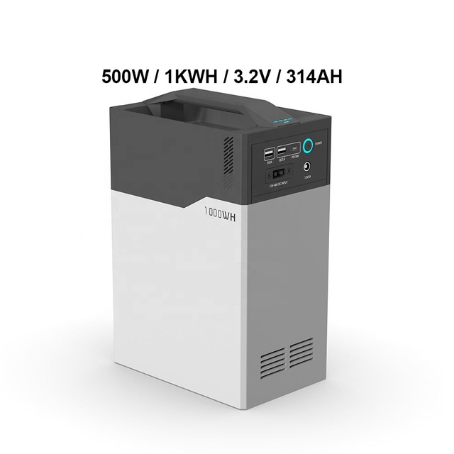 Hot Sell Hithium Power Station 500W 1KWh Lithium Battery MPPT Lifepo4 314Ah Solar Portable Power Station