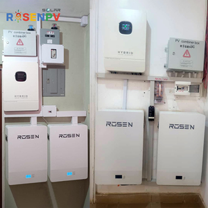 Système hybride solaire-éolien complet 5KW 10KW, kits de générateurs éoliens 48V-<span class=keywords><strong>220V</strong></span> pour usage domestique - Product Image 1