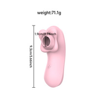 App-gesteuerter Saugvibrator für Frauen Klitoris-Stimulator Weiblicher Nippelsauger Massagegerät Taschenvibrator für Paare Erotikspielzeug