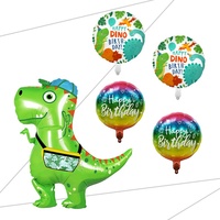 En gros de Bande Dessinée Aluminium Mylar Ballons Globos Promotionnel Animal Jouets Dinosaure D'hélium Feuille Ballons