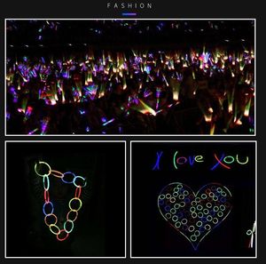 6 Braccialetti LED in Plastica Lampeggianti Luminosi per Bambini <span class=keywords><strong>e</strong></span> Adulti, Accessori per Feste di Compleanno <span class=keywords><strong>e</strong></span> Matrimoni che si Illuminano al Buio - Product Image 5