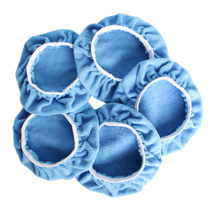 Funda Elástica Universal Azul de Tela No Tejida para Pulido de Ruedas de Coche, Accesorios para Detallado Automotriz - Product Image 1