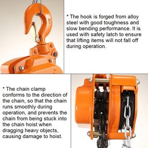 ประสิทธิภาพเชิงกลสูง2T 3T 5T 10ตัน<span class=keywords><strong>20T</strong></span> รอกโซ่800Mpa ยกโซ่มือรอกโซ่ - Product Image 2