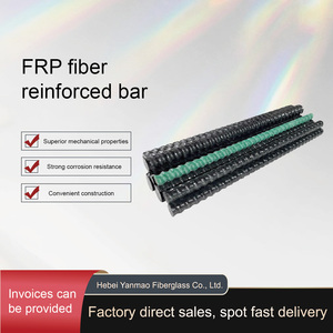 Barres d'armature en fibre de verre pour projets industriels et résidentiels, diamètres de 12 mm, 14 mm, 18 mm, service de découpe sur mesure disponible, résistance accrue - Product Image 2