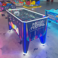 Table de football de table commerciale à monnayeur, machine de jeu d'arcade électronique, baby-foot