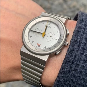 CILOA นาฬิกาหรูหน้าปัดขนาดใหญ่สำหรับผู้ชาย ปรับแต่งได้ สีเงิน ทรงกลม ของขวัญสุดหรู สไตล์ใหม่ นาฬิกาควอทซ์กันน้ำ - Product Image 2