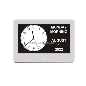 Fernbedienung Auto Dimming Benutzer Definieren Sie Alarme <span class=keywords><strong>Name</strong></span> Medizin Erinnern Funktionen Alzheimer Demenz Kalender Uhr 7 8 10 - Product Image 4