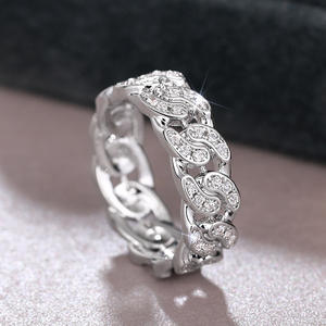 Anello di Lusso in Oro Bianco con Diamante Taglio Brillante Rotondo Colore G Naturale Unisex per Uso Quotidiano T0857 - Product Image 6