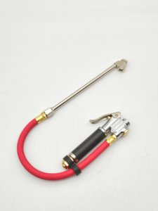 Manomètre à pneus tout en métal avec tuyau anti-explosion épais -20 ℃ ~60 ℃   Résistant aux conditions d'atelier difficiles Prix de gros - Product Image 2