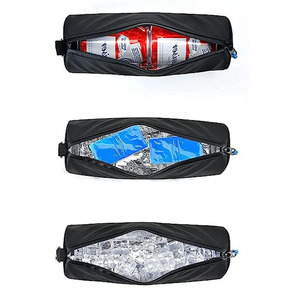 Borse termiche cilindriche Oxford personalizzate per frutta Kola Beer Can Drinks borsa per il trasporto borsa termica borsa termica morbida portatile - Product Image 2