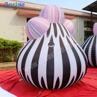 Ballon gonflable lumineux LED en forme de dessin animé, décoration artistique gonflable pour événement