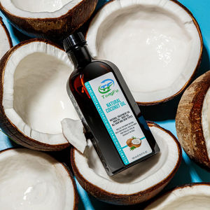 <span class=keywords><strong>Olio</strong></span> <span class=keywords><strong>di</strong></span> <span class=keywords><strong>Cocco</strong></span> Vegano Biologico per <span class=keywords><strong>Capelli</strong></span> Secchi e Danneggiati, Nutriente, Riparatore, Anti-Rottura e Stimolante della Crescita - Product Image 1