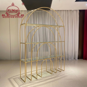 Hotel Event Wedding Event Wine Rack Arch Decorative Frame Bar Back - Product Image 4