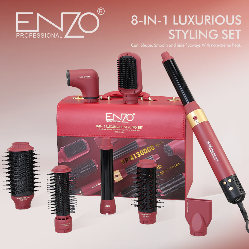 ENZO EN-6223-2 Hair Styler - 5-in-1 Styling Tool with 1500W Power