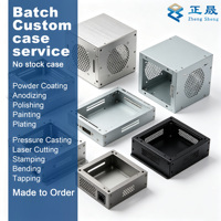 Casing Server Kustom Baja Anti Karat Aluminium OEM ODM Kapasitas Manufaktur yang Dapat Diskalakan R&D Prototipe Enklosur Jaringan