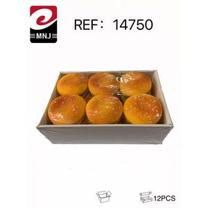 Hamburger Dog Toy 12Pcs Pack Pet Plaything For Dogs - Product Image 3