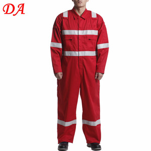 Combinaisons de travail de sauvetage de sécurité rouges de grande taille et de grande taille pour hommes - Product Image 2