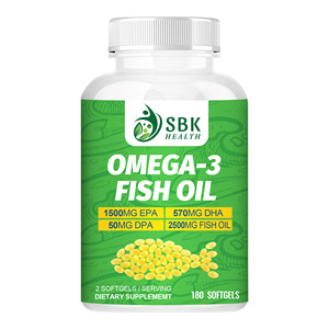สูตรเข้มข้นสูง น้ำมันปลาโอเมก้า-3 ซอฟท์เจล ผสมโทโคฟีรอล สำหรับผู้ใหญ่ น้ำมันปลาโอเมก้า-3 ซอฟท์เจลเข้มข้นสูง - Product Image 1