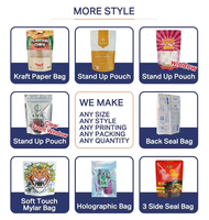 Staande ritssluitingszak, hersluitbaar, doypack, food grade, transparant venster, geplooide bodem, verpakking voor snacks, snoep, koffie, thee, gedroogd fruit
