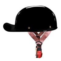 Cascos de Motocicleta al por Mayor, Gorras de Béisbol Personalizadas, Cascos Retro para Motociclistas, Hombres y Mujeres, Cascos Medios para Scooter de Verano