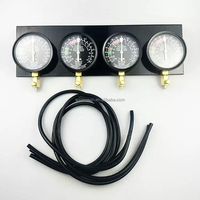 Nouveau Kit de Synchronisation de Carburateur à 4 Cylindres en Acier Inoxydable pour Moto avec Jauge et Raccords – Outil d'Équilibrage de Carburant