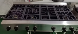 36 Pulgadas Estufa de Gas con Convección, 5 Quemadores y Reencendido Automático, 5 Perillas de Aleación de Zinc y Rejillas de Hierro Fundido para Uso Doméstico - Product Image 6