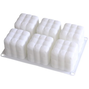 Molde de Silicona 3D de Múltiples Cavidades en Forma de Cubo, Silicona de Grado Alimenticio para Velas, Piedras Aromáticas, Cemento, Manualidades, Fabricante, Venta al por Mayor - Product Image 6
