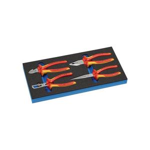 KNIPEX Module d'outils LD45 Jeu de pinces VDE en 4 parties 1/3 modules Pinces VDE - Product Image 1