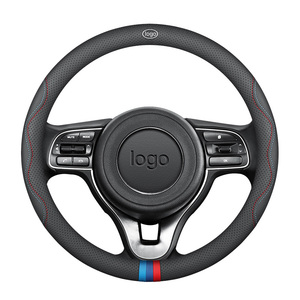 Accessoires de poignées en cuir à 4 branches DM Sports pour Buick Enclave, Kent, Regal, Venucia <span class=keywords><strong>Onca</strong></span>, Genoa, Yoleon, Onix (taille de poignée 38) - Product Image 6