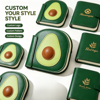 ODM OEM Neuartiges Souvenir mit Individuell Bedrucktem Muster und Niedlicher Avocado-PU-Hülle für Maßgefertigtes Avocado-förmiges PU-Geschenknotizbuch
