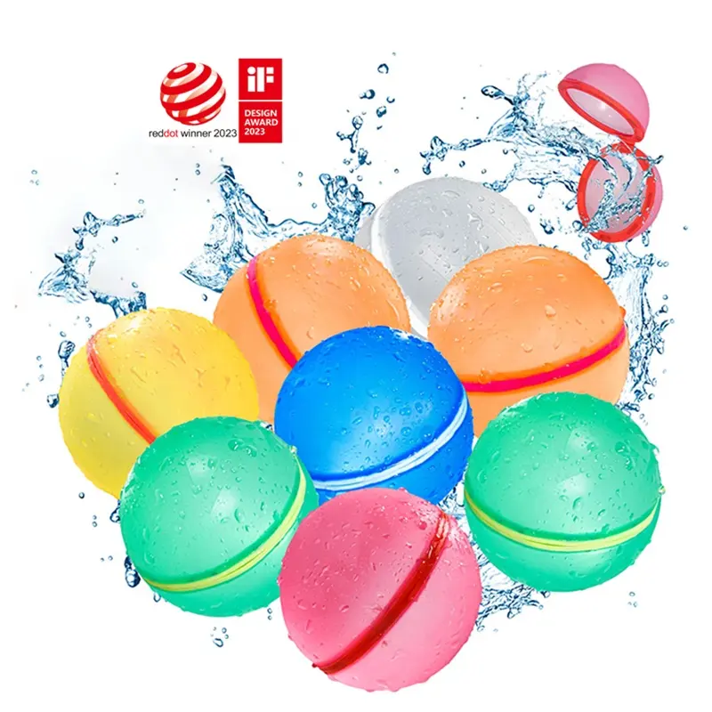 Soppycid riutilizzabili Aqua Splash Ball palloncini d'acqua da esterno riutilizzabili