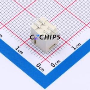 W200123K-4PW2421 Wire-to-Board Pin Header SMD,P=2mm Connector 2x2P 2mm Vertical Mount PHB - Product Image 2