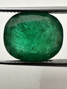 Rare 7.05 Carat <b>Emerald</b> Cut <b>Cushion</b> Green Gemstone Loose Stone Premium Jewelry Gem for Rings Pendants and Custom Designs - Product Image 1