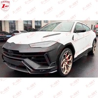 Z-ART URUS Old-to-New Facelift Karosserie-Kit für URUS Peformante Stoßstangen-Bodykit für URUS 2018-2022 PP + Trockenes Kohlefaser-Aerokit