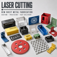 Fabrication sur mesure OEM en aluminium et acier inoxydable, découpe laser de pièces métalliques, service de découpe laser de tôles métalliques