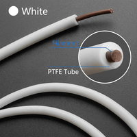Tube PTFE pour alimentation en filament d'imprimante 3D, 4 mm de diamètre extérieur, 2,5 mm de diamètre intérieur, résistant aux hautes températures, tube Bowden