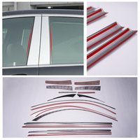 Garniture de vitre latérale chromée de luxe moderne pour Mercedes-Benz Classe S W221 à W222 W223, accessoires extérieurs, garniture de vitre chromée pour voiture