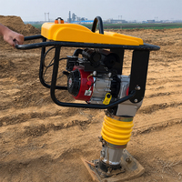 Compacteur vibrant industriel OEM pour terrassement avec moteur puissant pour la construction routière