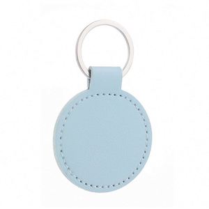 Porte-clés mousqueton vintage créatif en similicuir PU style coréen, accessoires de sac, porte-clés de voiture, logo personnalisé - Product Image 5