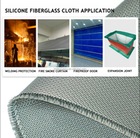 Toile en fibre de verre enduite de silicone HongHan, imperméable et ignifuge, -50-550°C, pour tapis de brasero, couverture anti-feu, découpe sur mesure
