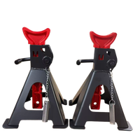 Cales de levage Jack and Jack, 1 paire, 3 tonnes, avec système de verrouillage de sécurité, pour véhicules pendant les réparations ou la maintenance