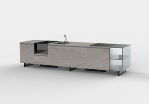 Système de dressing en marbre de conception Song, luxueux, moderne et écologique, personnalisable, pour chambre à coucher, mobilier pour hôtel et villa - Product Image 6