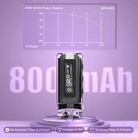 POPU Mini Diva, machine rotative professionnelle PMU sans fil, basse tension 2V, 1 batterie supplémentaire, machine de maquillage permanent