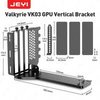 Vente en gros JEYI VX03 Support de carte graphique vertical en fer à 3 fentes noir-en stock et utilisé