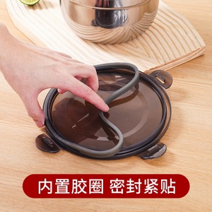 Round Stainless Steel Food Storage <b>Container</b> With Clip On Lid Airtight Leak Proof For Camping - Product Image 4