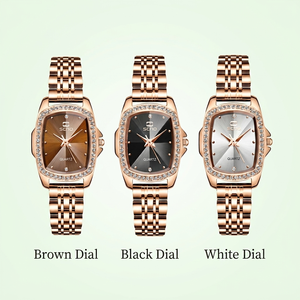 VVS Vintage Women Quartz Watch Square Diamond <strong>Studded</strong> Stainless Steel Luxury Fashion Wristwatch OEM ODM Low MOQ Reloj - Product Image 2